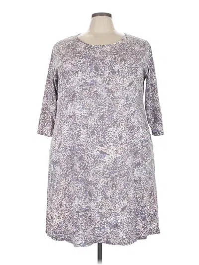 Pre-owned Purejill Casual Dress In Gray