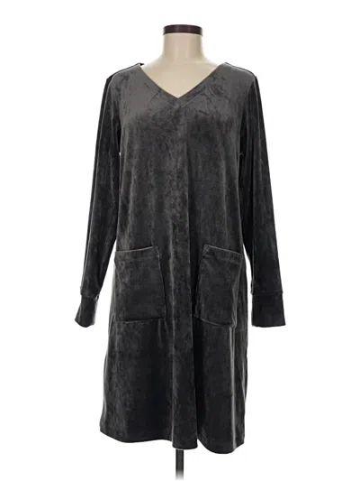 Pre-owned Purejill Casual Dress In Gray