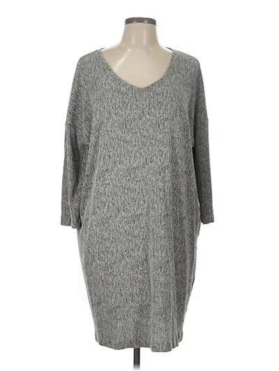 Pre-owned Purejill Casual Dress In Gray