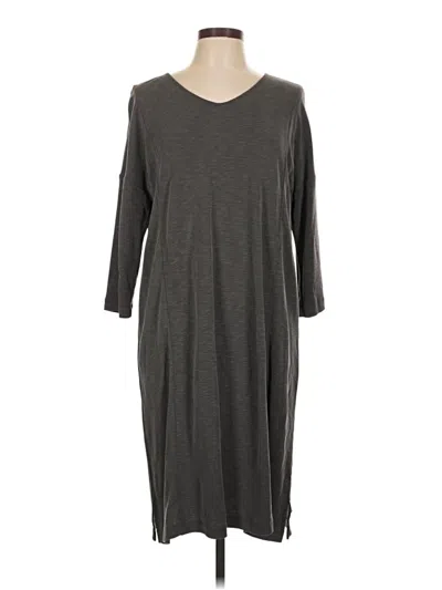 Pre-owned Purejill Casual Dress In Gray