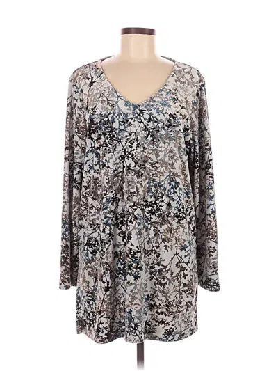 Pre-owned Purejill Casual Dress In Gray