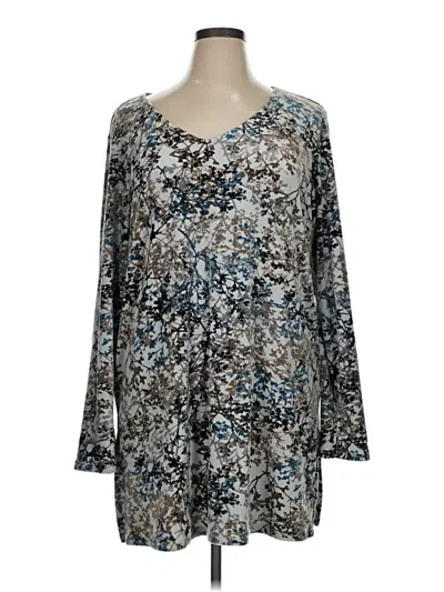 Pre-owned Purejill Casual Dress In Gray