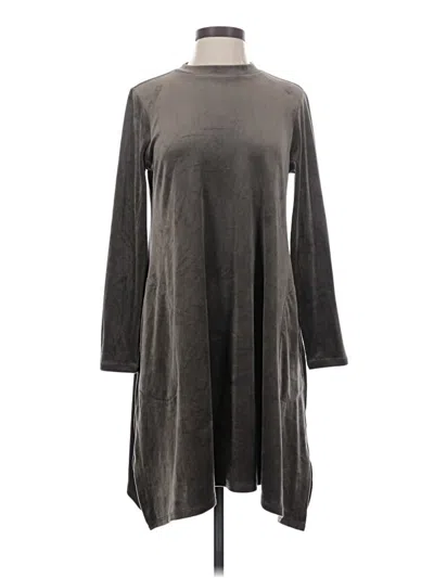 Pre-owned Purejill Casual Dress In Gray