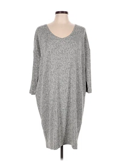 Pre-owned Purejill Casual Dress In Gray