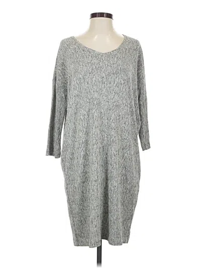 Pre-owned Purejill Casual Dress In Gray