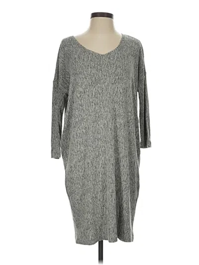Pre-owned Purejill Casual Dress In Gray
