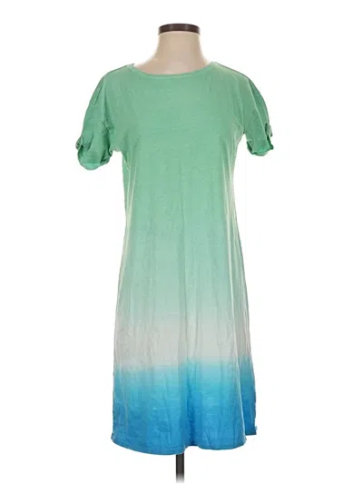 Pre-owned Purejill Casual Dress In Green