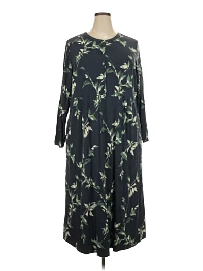 Pre-owned Purejill Casual Dress In Green