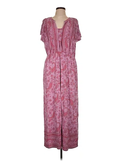 Pre-owned Purejill Casual Dress In Pink