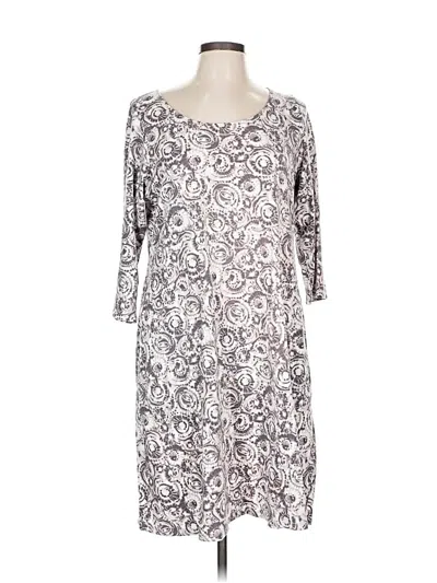 Pre-owned Purejill Casual Dress In Purple