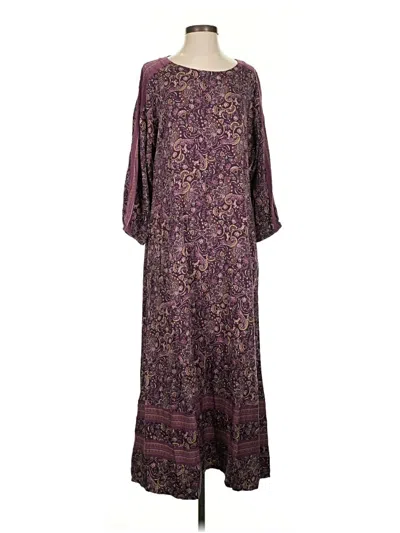 Pre-owned Purejill Casual Dress In Purple