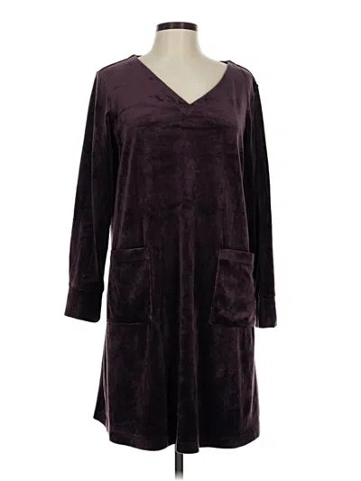 Pre-owned Purejill Casual Dress In Purple