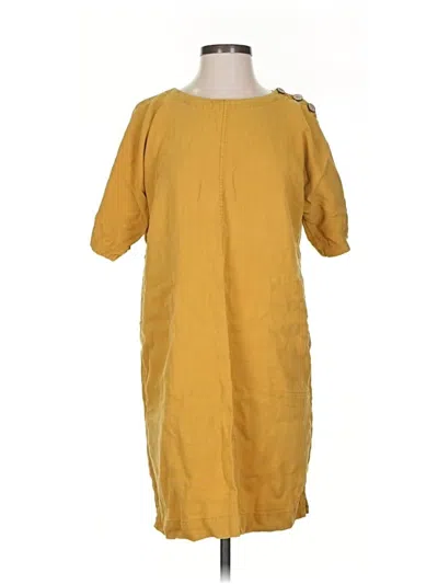 Pre-owned Purejill Casual Dress In Yellow