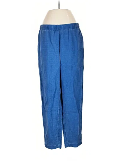 Pre-owned Purejill Casual Pants In Blue