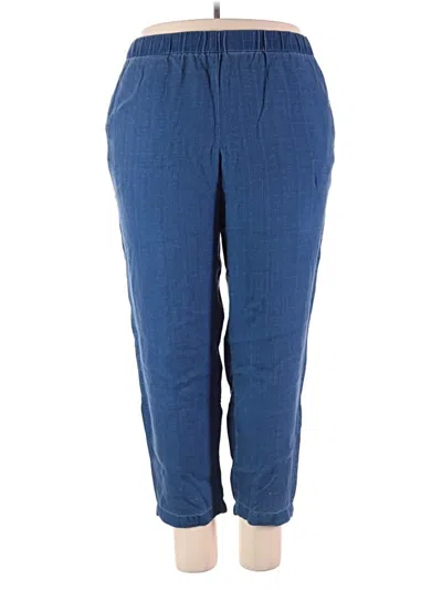 Pre-owned Purejill Casual Pants In Blue