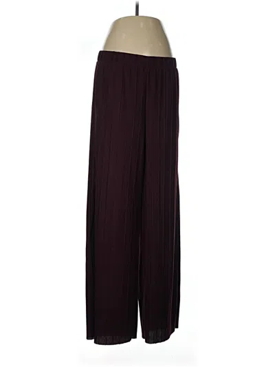 Pre-owned Purejill Casual Pants In Burgundy
