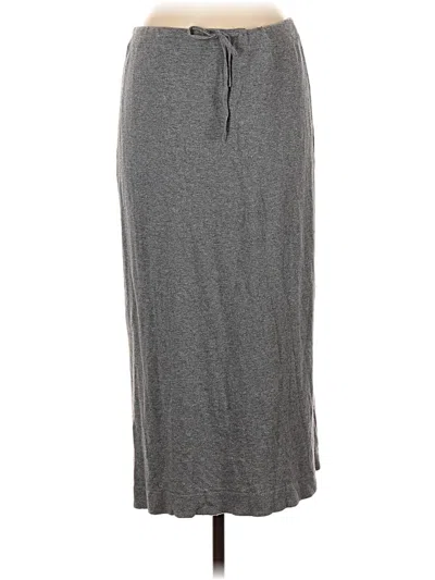 Pre-owned Purejill Casual Skirt In Gray