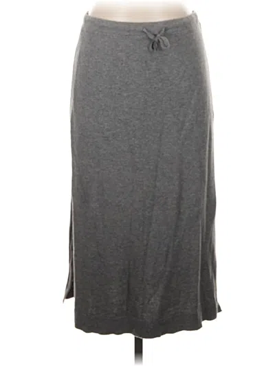 Pre-owned Purejill Casual Skirt In Gray
