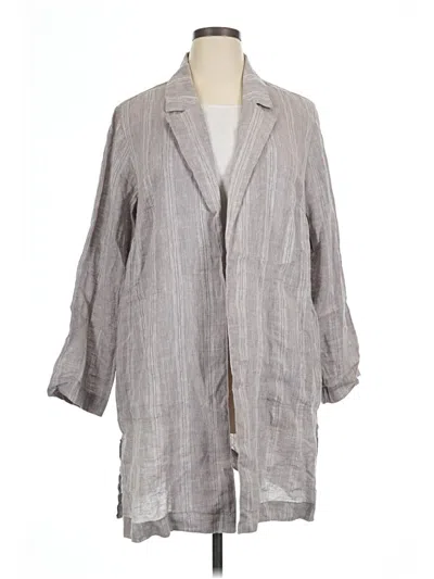 Pre-owned Purejill Coat In Gray