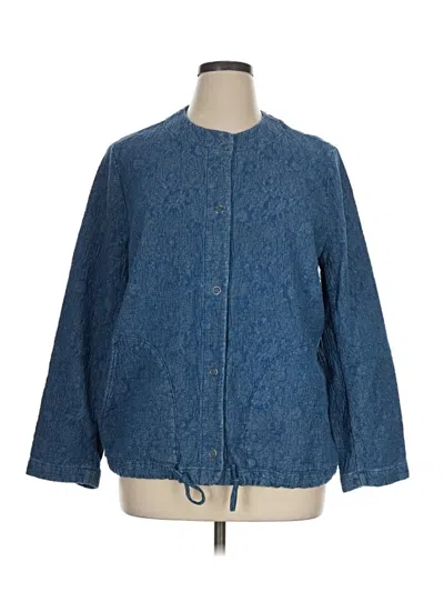 Pre-owned Purejill Denim Jacket In Blue