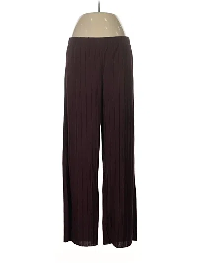 Pre-owned Purejill Dress Pants In Burgundy