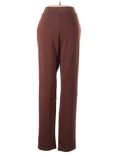 Pre-owned Purejill Dress Pants In Burgundy