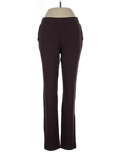 Pre-owned Purejill Dress Pants In Burgundy