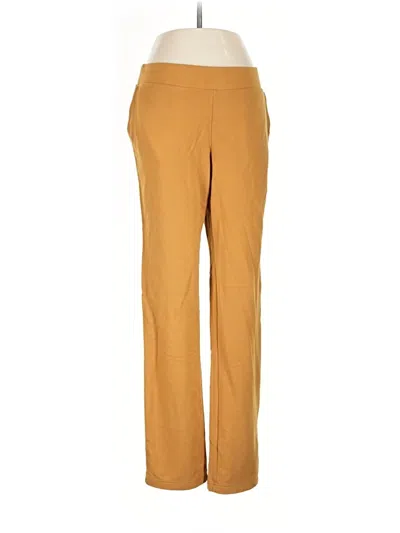 Pre-owned Purejill Dress Pants In Gold
