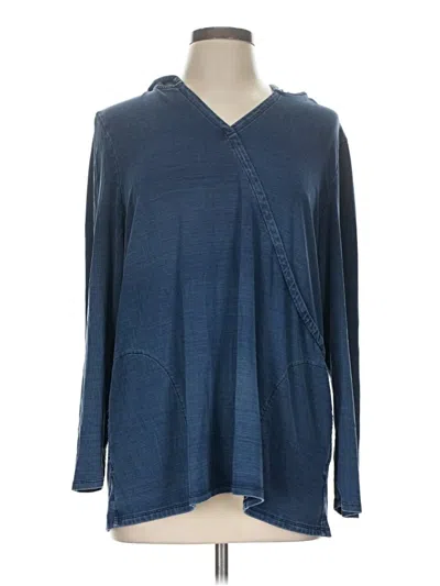 Pre-owned Purejill Fleece Jacket In Blue