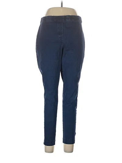 Pre-owned Purejill Jeggings In Blue