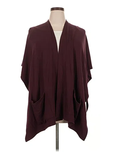 Pre-owned Purejill Kimono In Burgundy