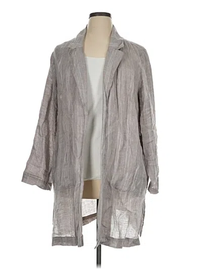 Pre-owned Purejill Kimono In Gray