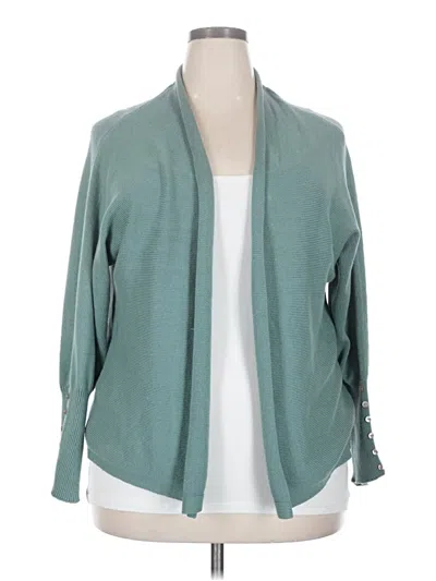 Pre-owned Purejill Kimono In Teal