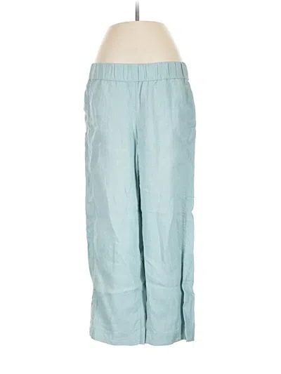 Pre-owned Purejill Linen Pants In Blue