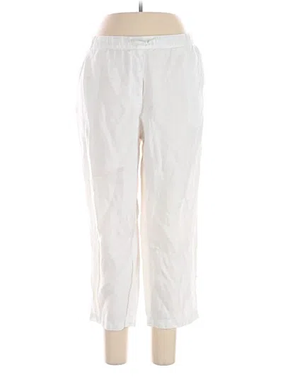 Pre-owned Purejill Linen Pants In White