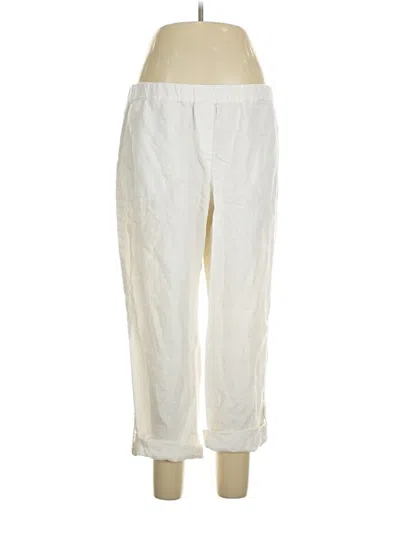 Pre-owned Purejill Linen Pants In White
