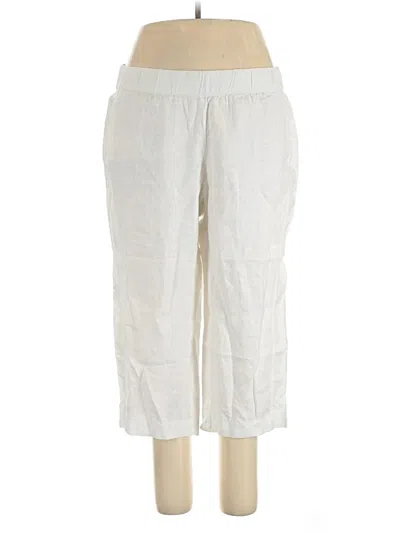 Pre-owned Purejill Linen Pants In White