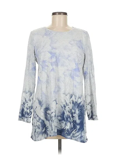 Pre-owned Purejill Long Sleeve T-shirt In Blue