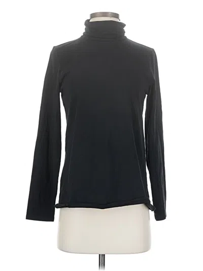 Pre-owned Purejill Long Sleeve Top Black Turtleneck Tops
