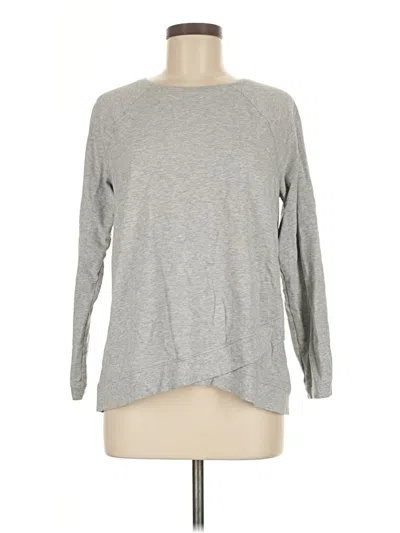 Pre-owned Purejill Long Sleeve T-shirt In Gray