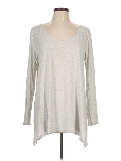 Pre-owned Purejill Long Sleeve T-shirt In Gray