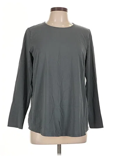 Pre-owned Purejill Long Sleeve T-shirt In Gray