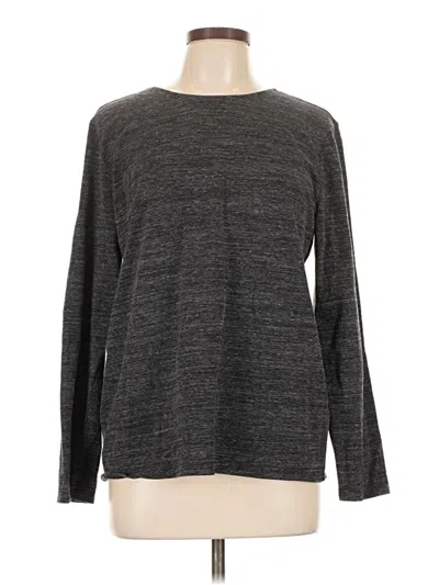 Pre-owned Purejill Long Sleeve T-shirt In Gray