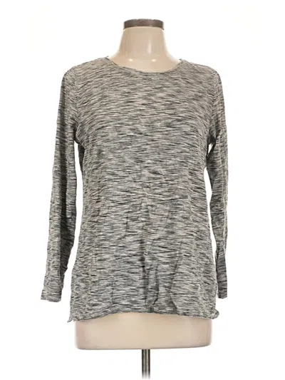 Pre-owned Purejill Long Sleeve T-shirt In Gray