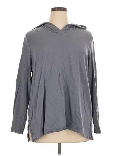 Pre-owned Purejill Long Sleeve T-shirt In Gray