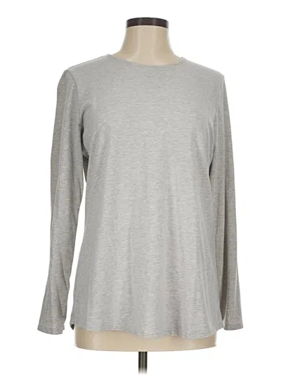 Pre-owned Purejill Long Sleeve T-shirt In Gray