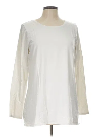 Pre-owned Purejill Long Sleeve T-shirt In Ivory