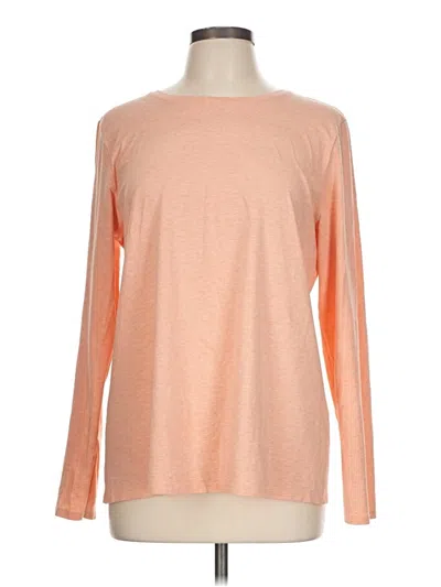 Pre-owned Purejill Long Sleeve T-shirt In Orange