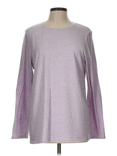 Pre-owned Purejill Long Sleeve T-shirt In Purple