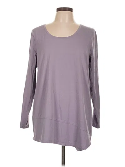 Pre-owned Purejill Long Sleeve T-shirt In Purple
